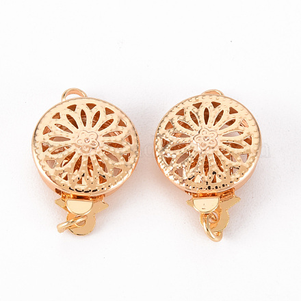 Застежки латунные коробки&nbsp;KK-T062-103G-NF-1