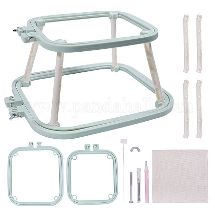 Пяльцы для вышивки крестом из АБС-пластика&nbsp;TOOL-WH0166-042-1