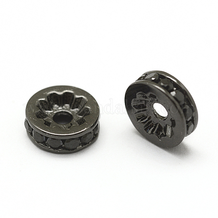 Латунь микро проложить класс aaa кубический цирконий шарик прокладки&nbsp;LS-ZIRC-G100-8mm-61B-NR-1