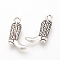 Tibetan Style Alloy Pendants, Cadmium Free & Lead Free, Boots, Antique Silver, 18x11.5x2.5mm, Hole: 2mm, about 1330pcs/1000g