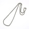 Tarnish Resistant 304 Stainless Steel Wheat Chain Necklace Making, Stainless Steel Color, 19.88 inch(50.5cm), 4mm
