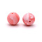 Rondelle Silicone Focal Beads, Misty Rose, 14x8mm, Hole: 2mm