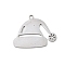 Christmas 201 Stainless Steel Pendants, Christmas Hat, 19x24x1mm, Hole: 1.6mm
