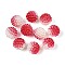 Imitation Pearl Acrylic Beads, Berry Beads, Combined Beads, Round, Crimson, 15.5mm, Hole: 2.5mm, about 200pcs/bag