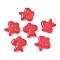 Baking Painted Glass Beads, Star, Brown, 24.5x24.5x7.5mm, Hole: 1.2~1.4mm