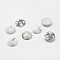 Natural Howlite Gemstone Cabochons, Half Round, 18x6.5mm