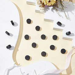 26 шт. 26 стиля плоские круглые с буквами деревянные кабошоны WOOD-GA0001-28