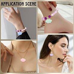 15шт 5 цвета подвески из смолы&nbsp;RESI-YW0005-57