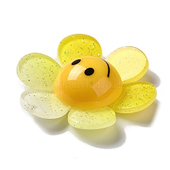 Акриловые большие подвески с блестящей пудрой&nbsp;LS-MACR-M023-03A