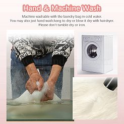 Квадратный коврик из акриловых волокон&nbsp;AJEW-WH20018-06C