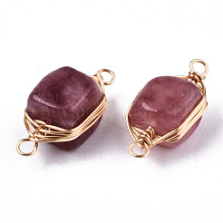 Соединители звеньев натурального агата&nbsp;G-T131-99D