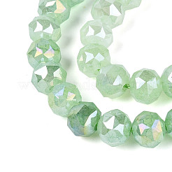 Антикоррозийные гальванические стеклянные бусины&nbsp;LS-GLAA-N064-8mm-09