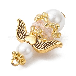 Подвески из перламутрового стекла и жемчуга&nbsp;PALLOY-MZ00978-07