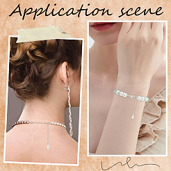 10 шт. 925 удлинителя цепи панцирного плетения из стерлингового серебра&nbsp;STER-BBC0006-11