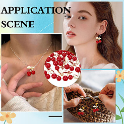 20 шт. подвески в виде фруктов из смолы&nbsp;KK-ME0003-45