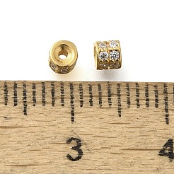 925 серебряная бусина-прокладка с микропаве и кубическим цирконием&nbsp;STER-U006-14G