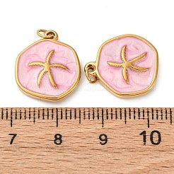 Подвески из нержавеющей стали 304 с эмалью&nbsp;STAS-U061-33G-B01