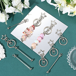 10 шт. застежки для брелка из сплава&nbsp;KEYC-SC0001-79A