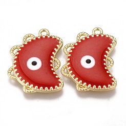 Подвески из экологически чистого сплава с эмалью&nbsp;ENAM-N050-26-NR