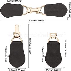 6 комплект пряжки из искусственной кожи&nbsp;AJEW-FG0001-56
