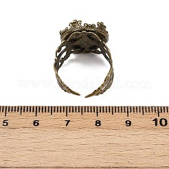 Манжеты латунные кольца кабошон настройки&nbsp;KK-G020-A