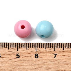 Непрозрачные акриловые бусины&nbsp;OACR-H051-15