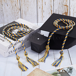 Веревка чести выпускной полиэстер&nbsp;AJEW-WH0314-317B