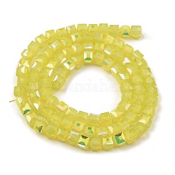 Выпечка окрашенные стеклянные бусины пряди&nbsp;DGLA-D001-05F