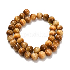 Природных тигровый глаз бисер нитей&nbsp;G-B133-A02-10mm-03