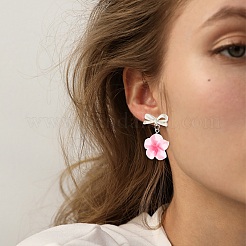 24 шт. 6-цветная фурнитура для сережек-гвоздиков из сплава&nbsp;FIND-SC0016-80