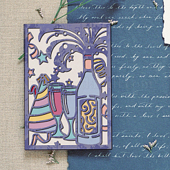 Углеродистая сталь разрезает трафареты DIY-WH0309-2124