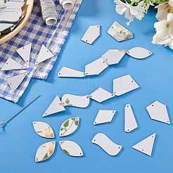 Треугольные/многоугольные/прямоугольные/конский глаз/ромбовые акриловые соединительные подвески&nbsp;MACR-PH0001-85B