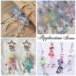 70 шт. 7-цветные акриловые колпачки для бусин с УФ-покрытием&nbsp;OACR-SP0001-60