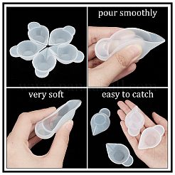 Силиконовые разделительные чашки с антипригарным покрытием&nbsp;LS-DIY-WH0374-64