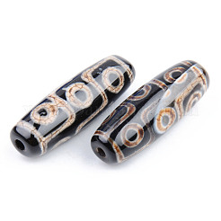 Бусины дзи 9 глаз в тибетском стиле G-S359-172