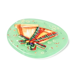 Подвески из смолы с рисунком 3d с рождественской тематикой RESI-I036-03A