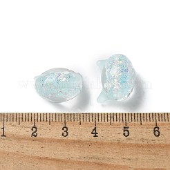 Нити из фольгированных бусин лэмпворк ручной работы&nbsp;FOIL-Z001-04B