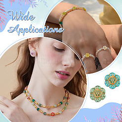 160шт 8 цвета прозрачные акриловые бусины&nbsp;TACR-ME0001-04