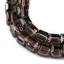 Стеклянные бусины с гальваническим покрытием &nbsp;EGLA-H108-01A-HP04