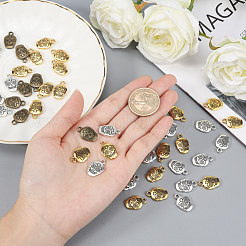 Мексика праздник День мертвых сахар черепа тибетском стиле металлическими подвесками&nbsp;TIBEP-PH0005-06