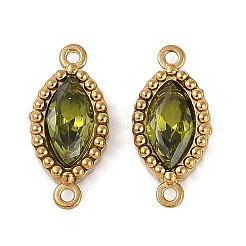 Ионное покрытие (ip) 304 нержавеющая сталь кубический цирконий конский глаз звенья соединительные подвески&nbsp;X-STAS-K256-21G