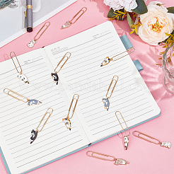 Железные длинные скрепки&nbsp;AJEW-AB00028