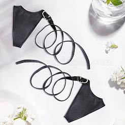 1 пара сексуальных браслетов-оберток из искусственной кожи&nbsp;AJEW-CL0001-39