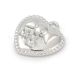 Латунные микро проложить кубического циркония подвески&nbsp;KK-Z094-01P-02