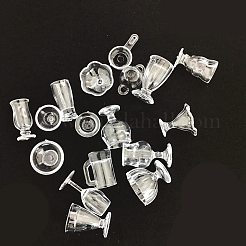 Наборы миниатюрных пластиковых стаканчиков из пвх&nbsp;LS-MIMO-PW0001-106