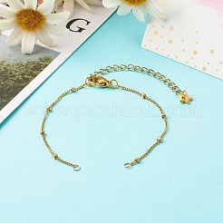 Ручная работа 304 нержавеющая сталь спутниковые цепи браслеты изготовление аксессуаров&nbsp;X-AJEW-JB01024