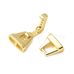 Латунные микро проложить кубического циркония раз за застежками&nbsp;KK-P290-21G