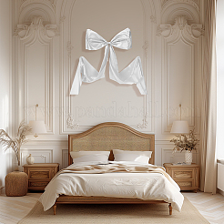 Украшение бантом из полиэстера&nbsp;AJEW-WH0695-228B