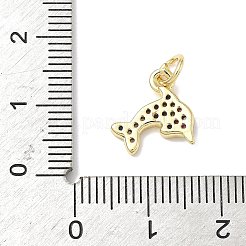 Латунные микро проложить кубического циркония подвески&nbsp;ZIRC-I356-13G-02