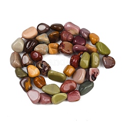 Бусы из натурального алашанского агата&nbsp;G-Q060-E19-02